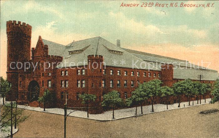 Brooklyn New York Armory Building 23rd Regiment