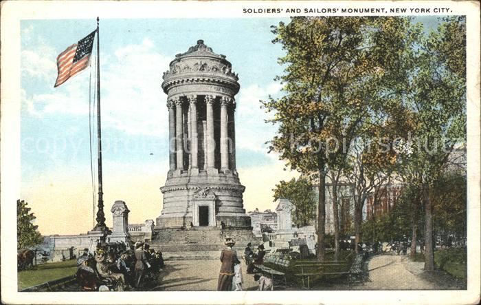 New York City Soldiers and Sailors Monument Flag Riverside Drive