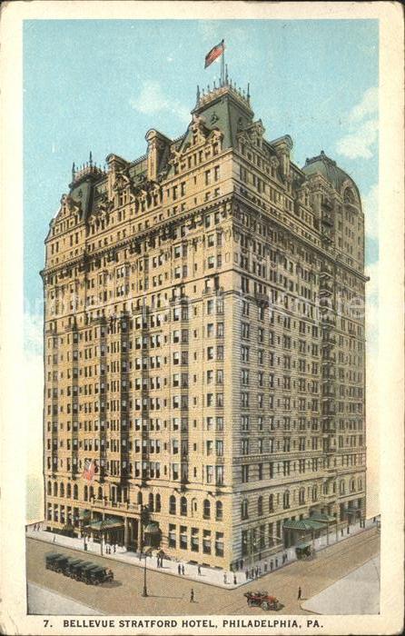 Philadelphia Pennsylvania Bellevue Stratford Hotel