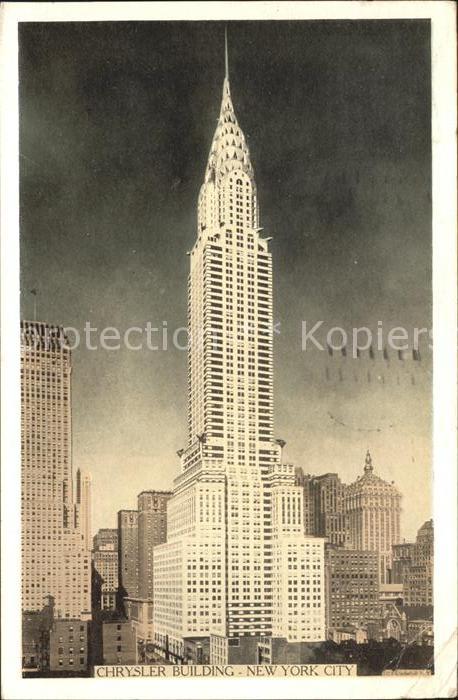 New York City Chrysler Building Skyscraper