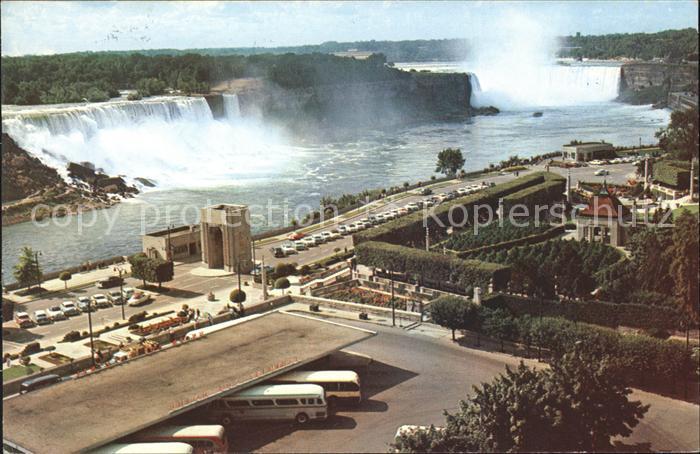 Niagara Falls Ontario General view American Falls Canadian Horseshoe Falls
