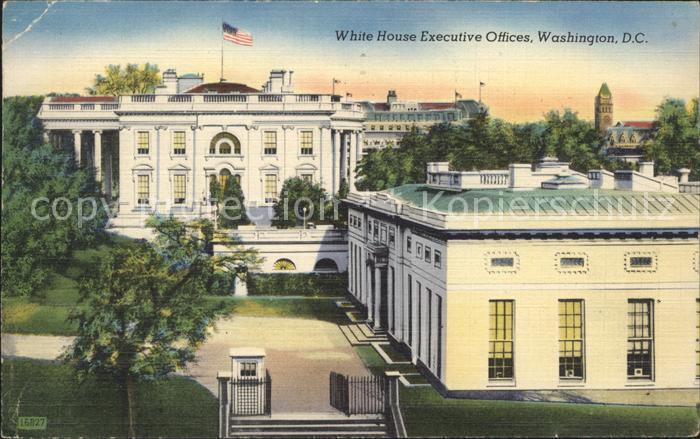 Washington DC White House Executive Offices Flag