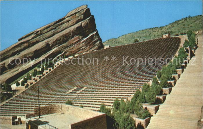 Denver Colorado Red Rocks Amphitheatre Denver Mountain Parks