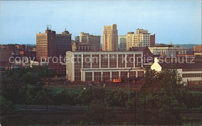 Youngstown Ohio Center of Downtown Hotel Tower Building