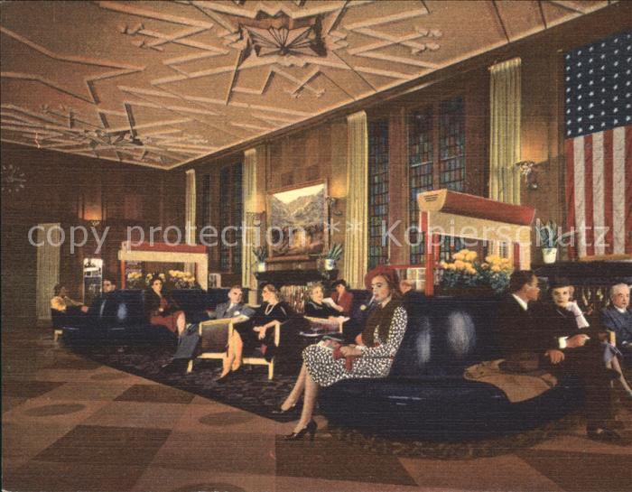 Chicago Illinois Bismarck Hotel Lounge