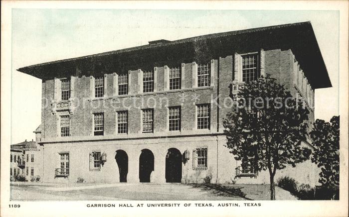 Austin Texas Garrison Hall at University