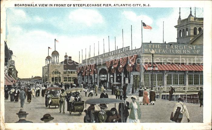 Atlantic City New Jersey Boardwalk Steeplechase Pier