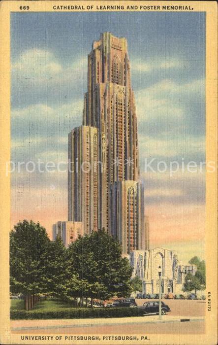 Pittsburgh Cathedral of Learning Forster Memorial University
