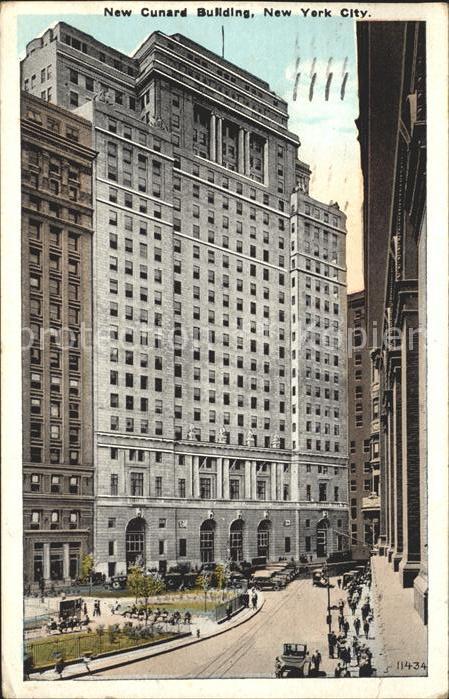 New York City New Cunard Building