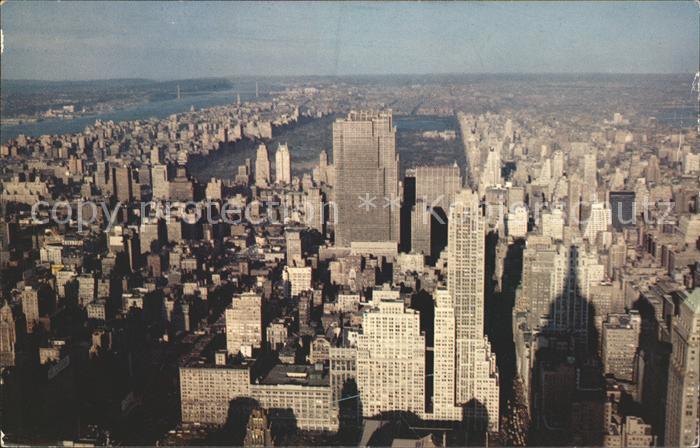 New York City Panorama view from Empire State Building Observatory