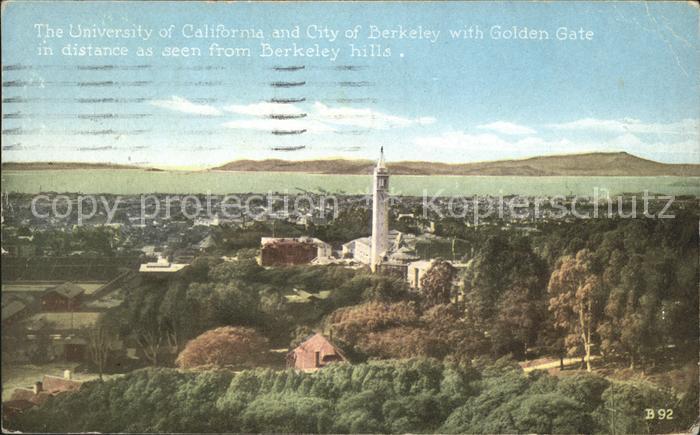 Berkeley California General view of University City Church Golden Gate
