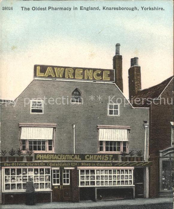 Knaresborough Lawrence Oldest Pharmacy in England