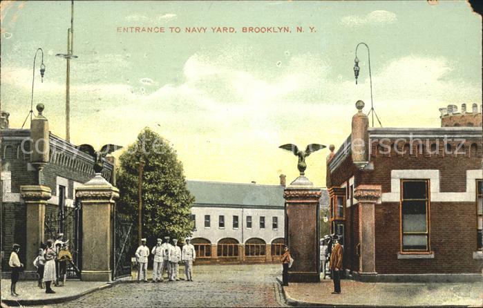 Brooklyn New York Entrance to Navy Yard