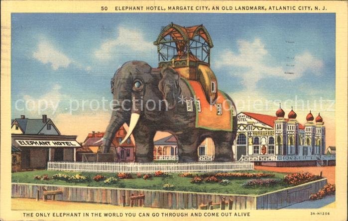 Atlantic City New Jersey Elephant Hotel Margate City