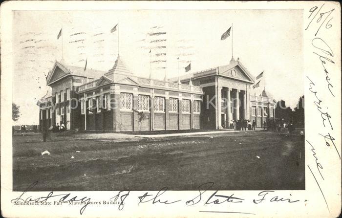 Minneapolis Minnesota State Fair Manufactures Building