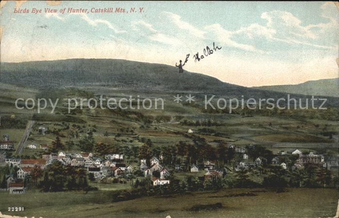 Catskill Birdseye view of Hunter