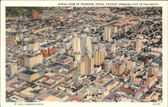 Houston Texas USA Aerial view