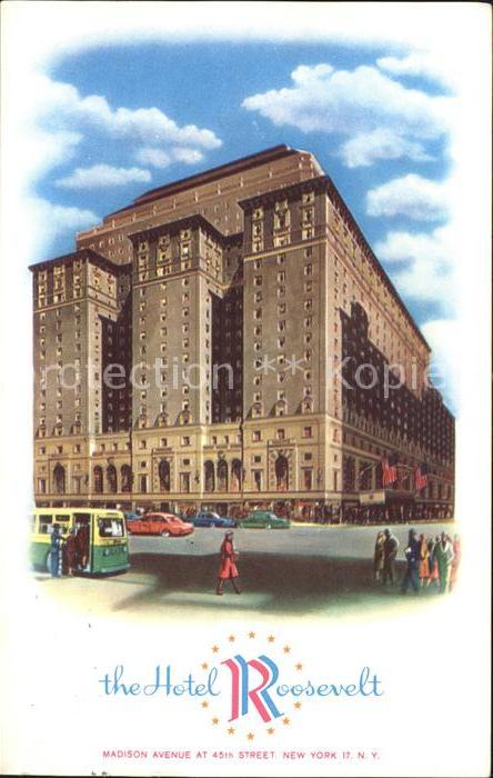 New York City Hotel Roosevelt Madison Avenue