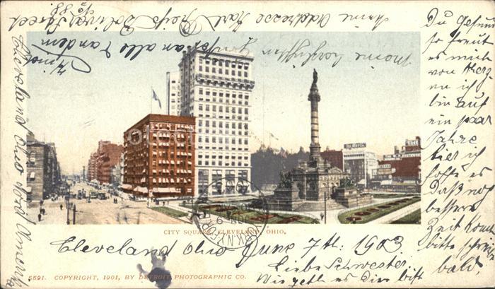 Cleveland Ohio City Square Monument