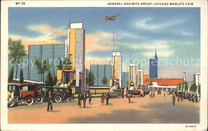 Chicago Illinois General Exhibits Group World s Fair Illustration