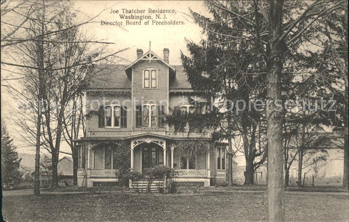 Washington New Jersey Joe Thatcher Residence Director Board of Freeholders
