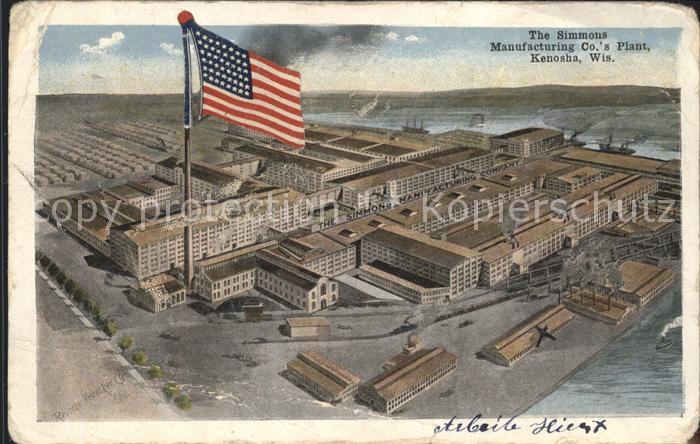 Kenosha Simmons Manufacturin Co Plant Flag