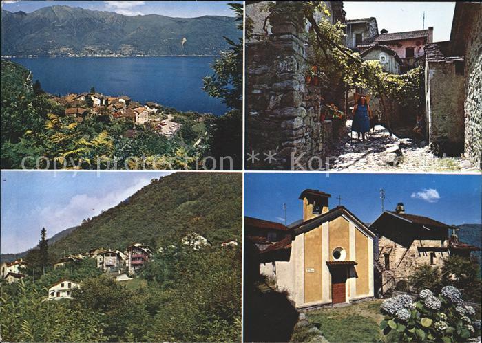 Scaiano Gambarogno TI Lago Maggiore Dorfmotive