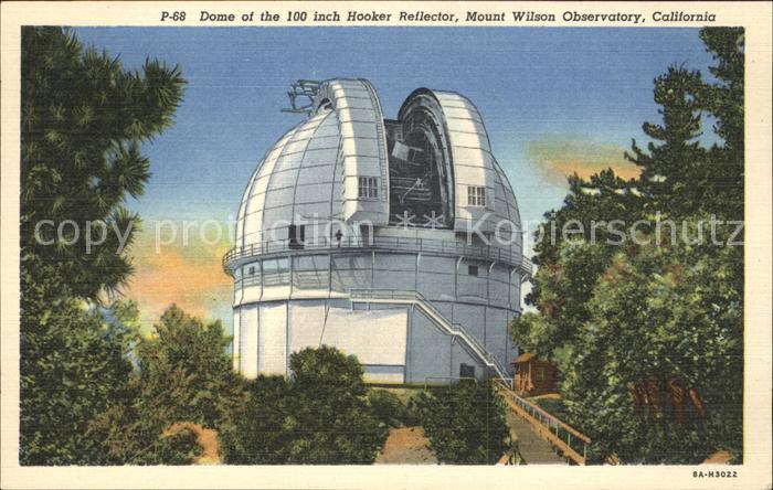Observatorium Sternwarte Urania Dome Hooker Reflector Mount Wilson Obse