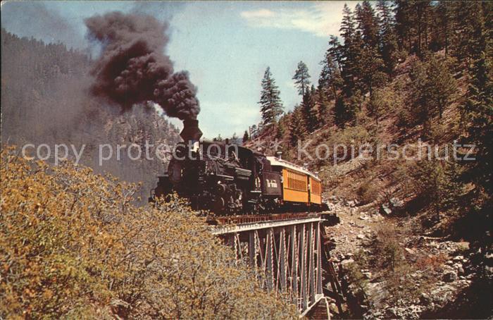 Lokomotive Narrow Gauge Railroad Silverton Colorado