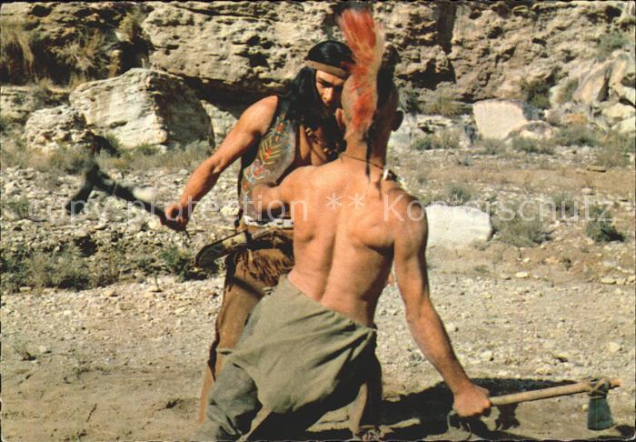 Kino Film Der letzte Mohikaner Nr. 27 Unkas Kampf