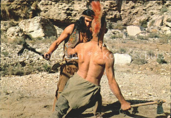 Kino Film Der letzte Mohikaner Nr. 27 Unkas Kampf