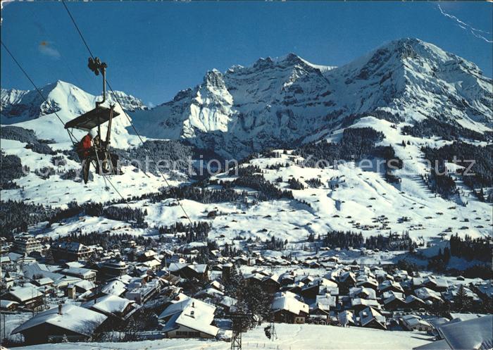 Sessellift Schwandfeldspitz Adelboden Berner Oberland
