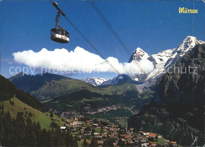Seilbahn Schilthorn Mürren Wetterhorn Eiger Mönc