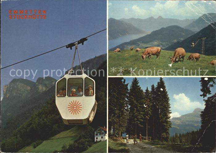 Seilbahn Emmetten-Stockhuette Kuehe