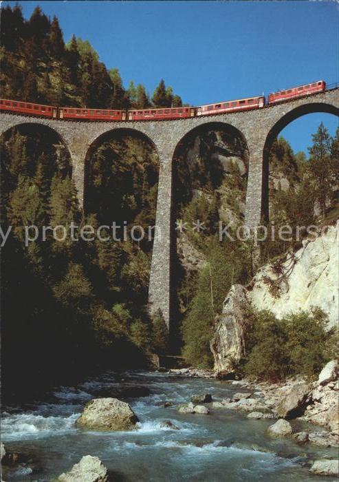 Viadukte Viaduc Landwasserviadukt Glacier-Express Filisur