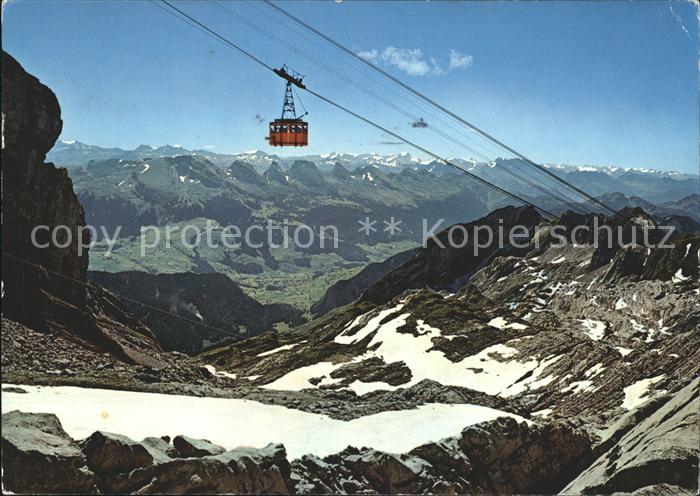 Seilbahn Saentis Churfirsten Glarner Alpen