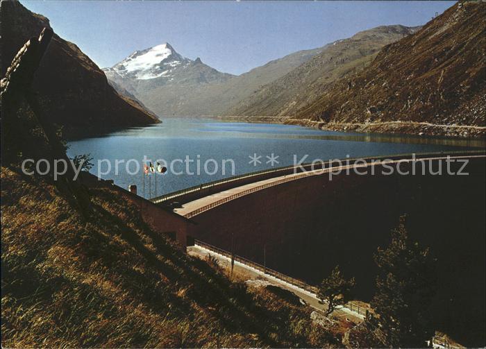 Staudamm Pumpspeicherkraftwerk Stausee Val di Lei Piz Stella