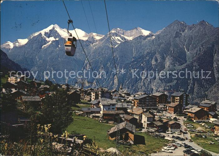 Seilbahn Grächen-Hannigalp Weisshorn Bishorn Bar