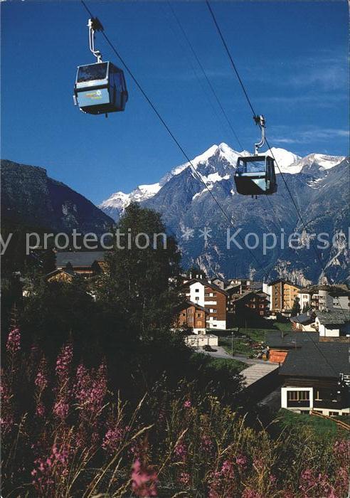 Seilbahn Hannigalp Grächen Weisshorn Bishorn