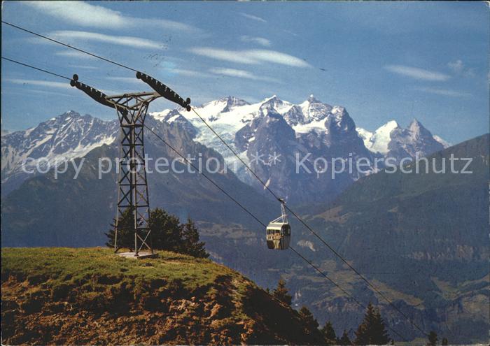 Seilbahn Hasliberg-Kaeserstatt Wetterhorngruppe