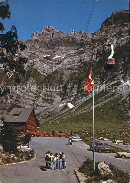 Seilbahn Schwaegalp-Saentis Restaurant Gyrenspitz