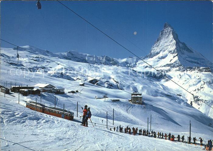 Skilift Riffelberg-Gifthitli Gornergratbahn Matterhorn