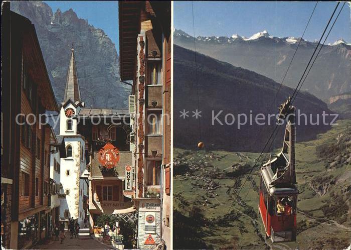 Seilbahn Leukerbad Dorfstrasse