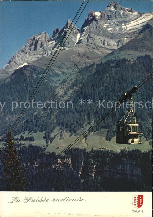 Seilbahn Planachaux Dents du Midi Val d_Illiez