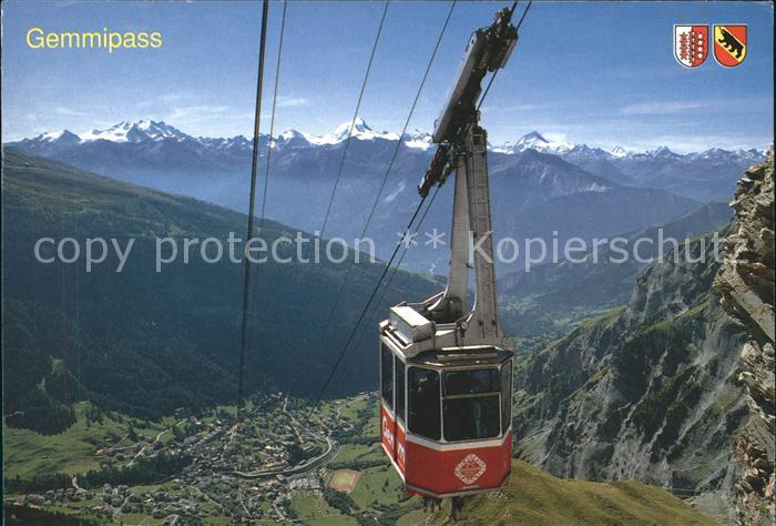 Seilbahn Leukerbad-Gemmipass Mischabel Weisshorn