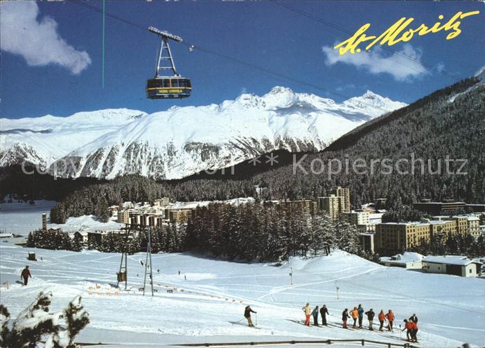 Seilbahn Signal St. Moritz Skifahren