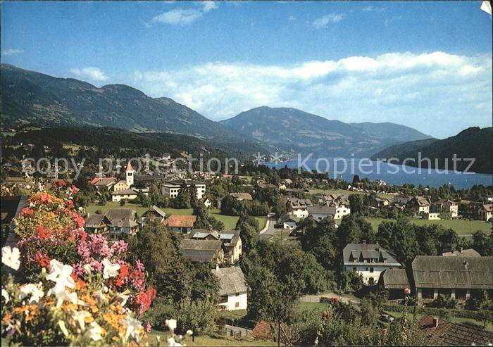 Seeboden Millstaettersee Panorama mit Millst?ttersee