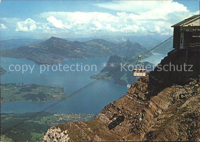 Seilbahn Pilatus Vierwaldstättersee Rigi Bürgens