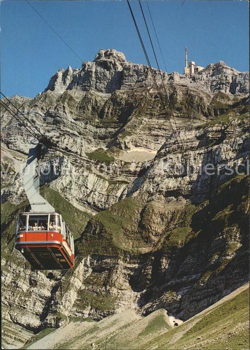 Seilbahn Schwaegalp Gyrenspitz Saentis