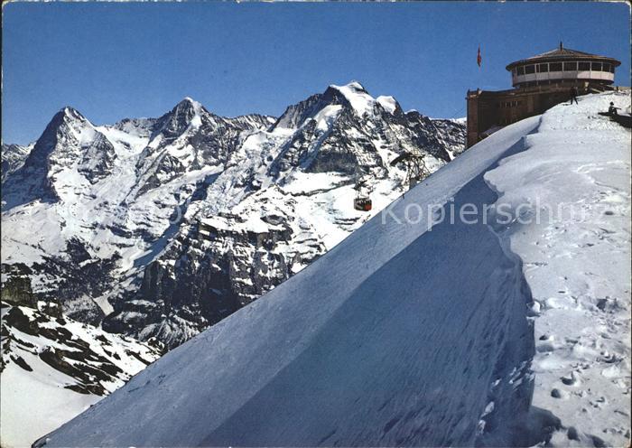 Seilbahn Schilthornbahn Gipfelstation Mürren Eig